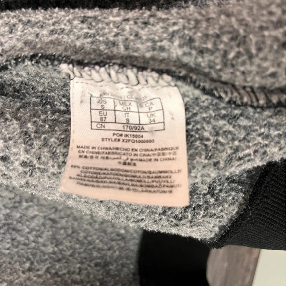 Guess Women’s Charcoal Full Zip Jacket w/ Military Style Shoulder Strap Detail - Picture 5 of 8